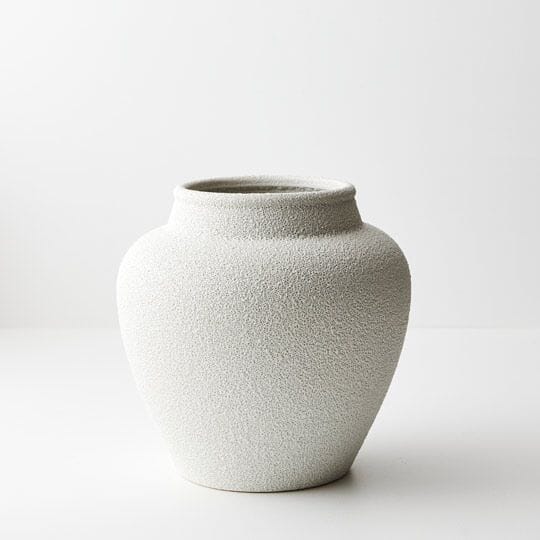 Odelle Texture Vase or Pot White - Medium