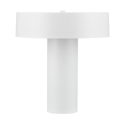 Themis Metal Table Lamp in White