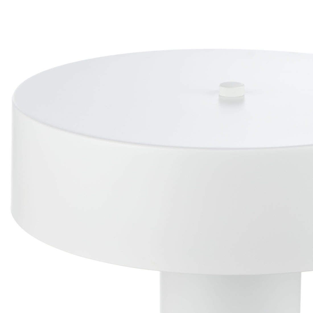 Themis Metal Table Lamp in White