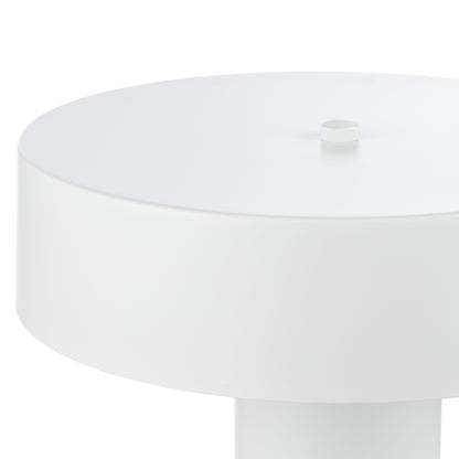 Themis Metal Table Lamp in White
