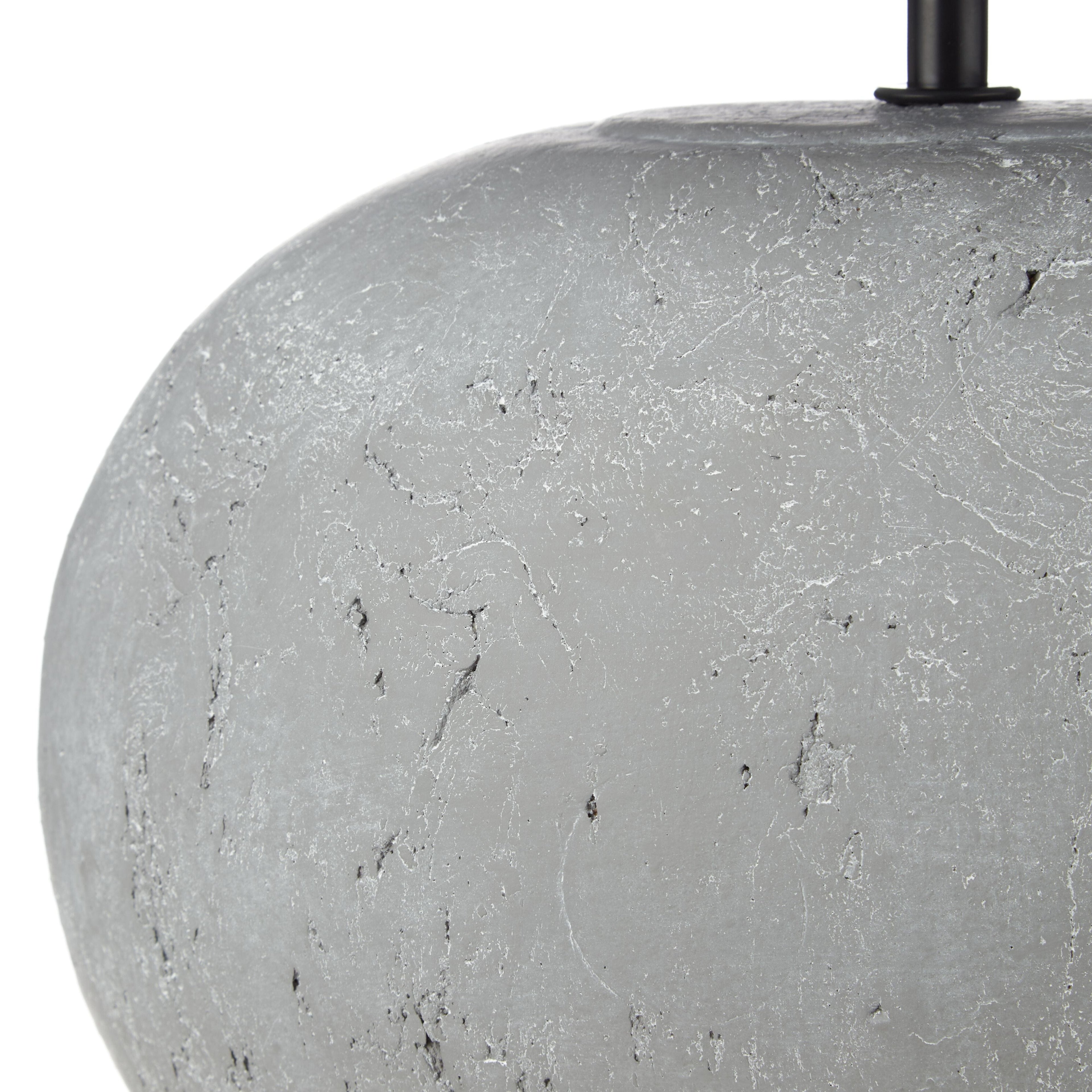Concordia Ceramic Table Lamp in Grey