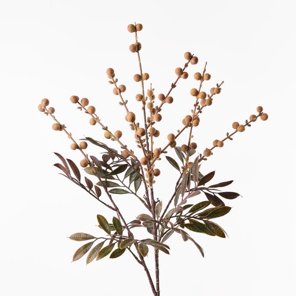 Longan Artificial Spray in Natural 74cm
