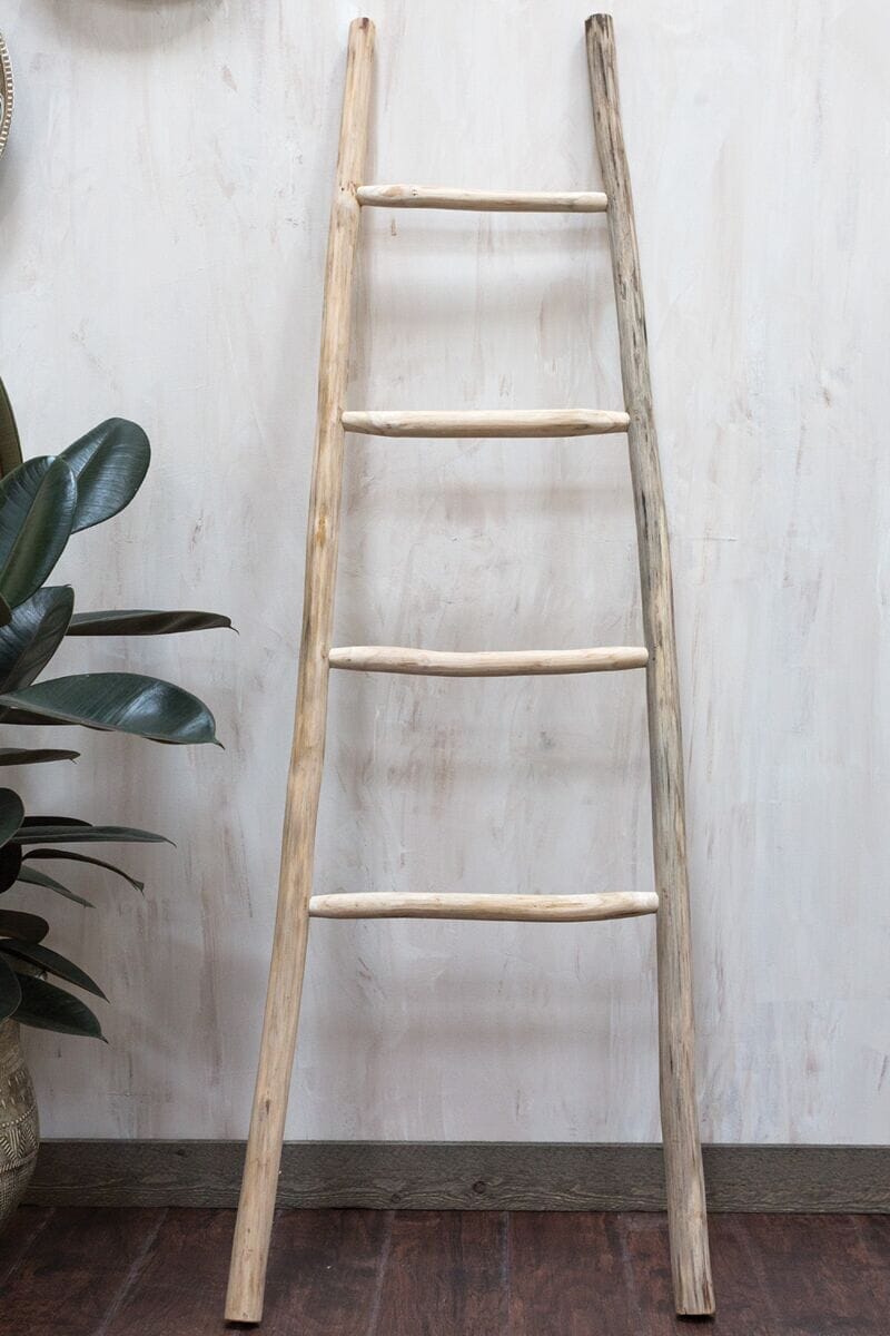 Anisa Teak Wood Decorative Ladder 160cm