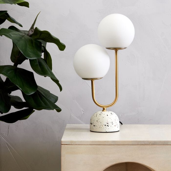 Aleja Terrazzo Table Lamp in Gold