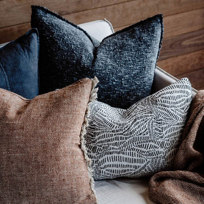 Eadie Lifestyle - Tabako Linen Cushion - Rust 50x50cm