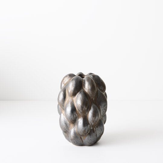 Pisa Ceramic Vase in Copper 19cm