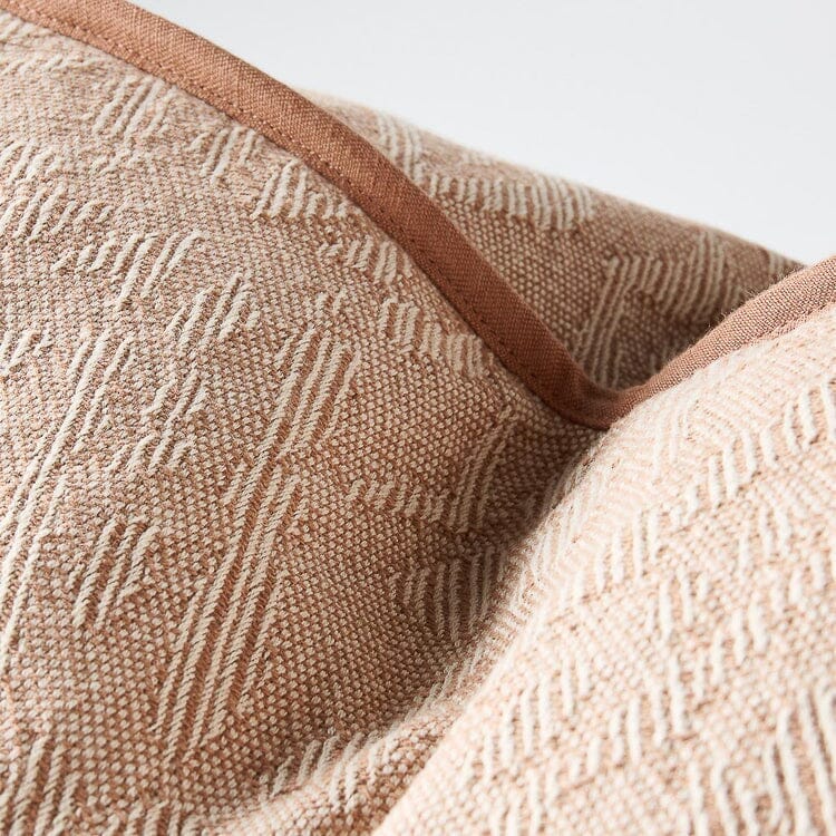 Helga Cushion - Clay/Off White 40x60cm