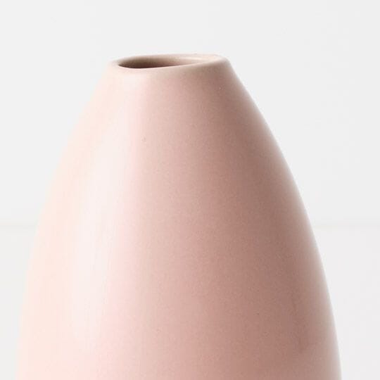 Isola Ceramic Vase in Blush 13cm