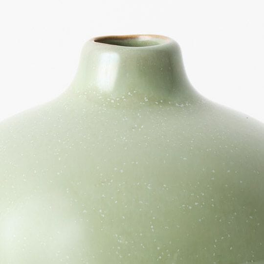 Isola Ceramic Vase in Olive 12cm