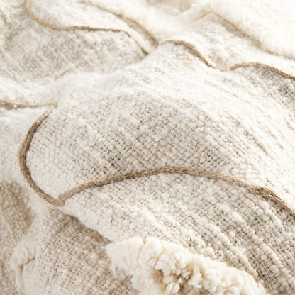Eadie Lifestyle - Lamond Linen Throw - Ivory/Natural 190cm