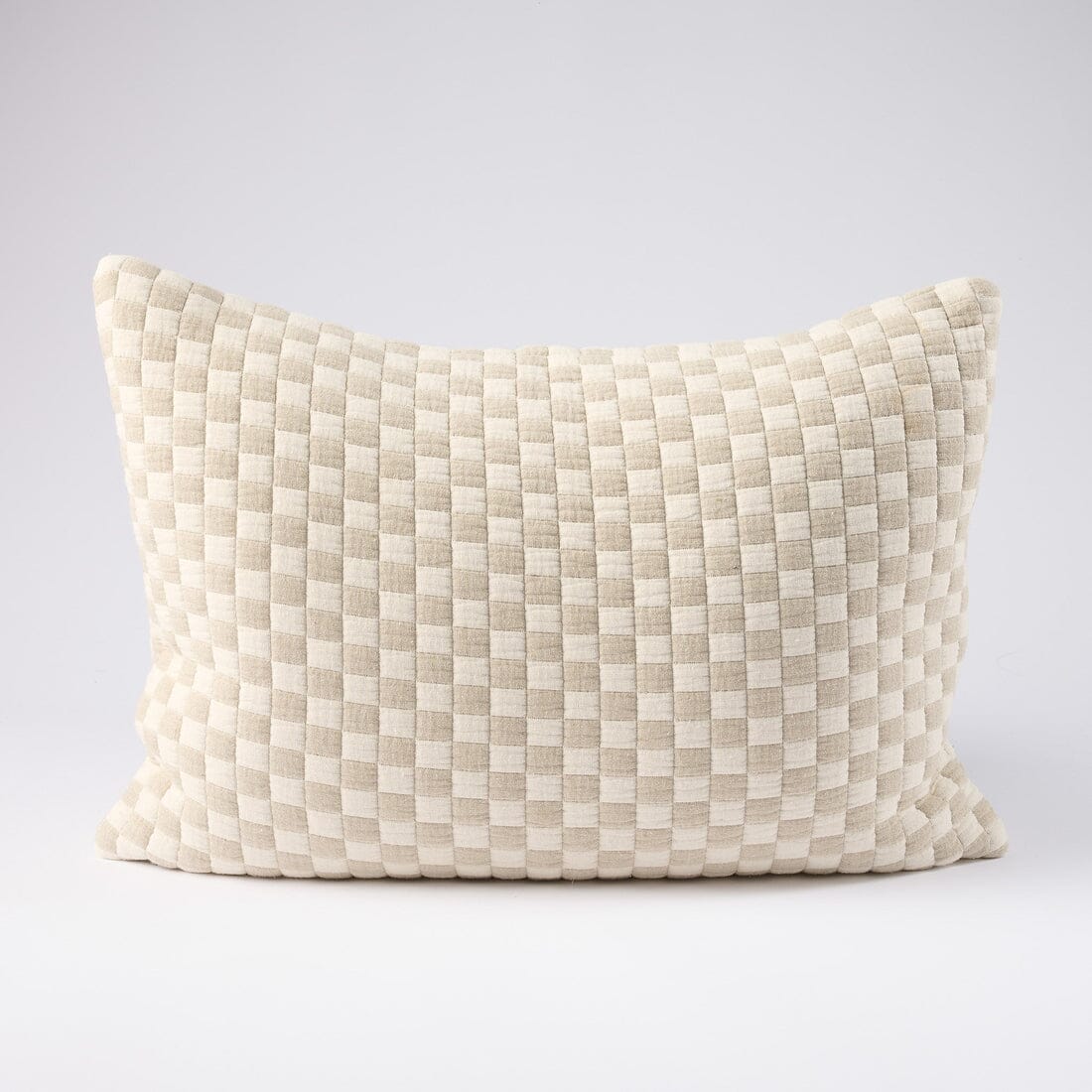 Gambit Lumbar Cushion - Off White/Natural 40x60cm