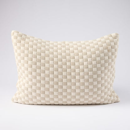 Gambit Lumbar Cushion - Off White/Natural 40x60cm