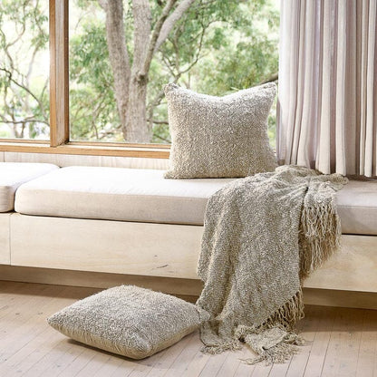 Wabi Cushion - 100% Recycled Linen - Natural 50x50cm