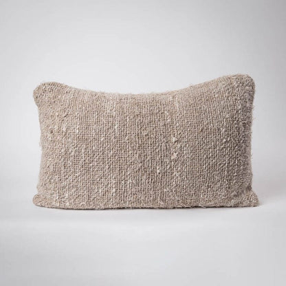 Wabi Lumbar Cushion - 100% Recycled Linen - Natural 40x60cm