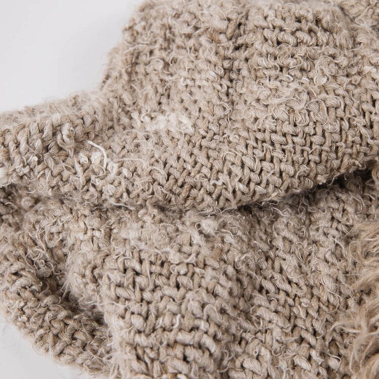 Eadie Lifestyle - Wabi Throw - 100% Recycled Linen - Natural 170cm