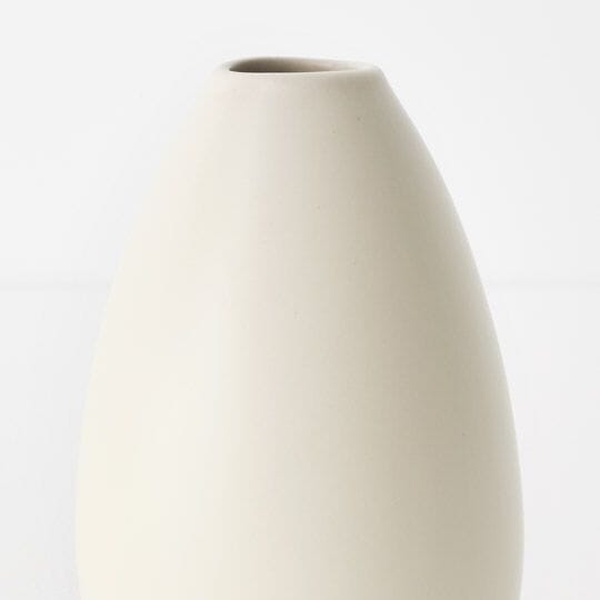 Isola Ceramic Vase in Off-White 13cm