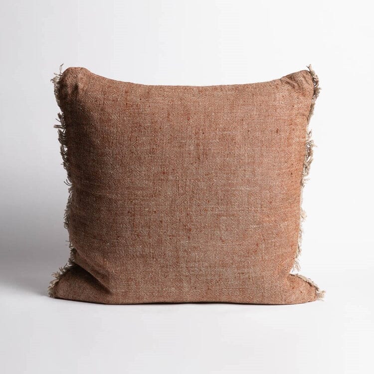 Eadie Lifestyle - Tabako Linen Cushion - Rust 50x50cm