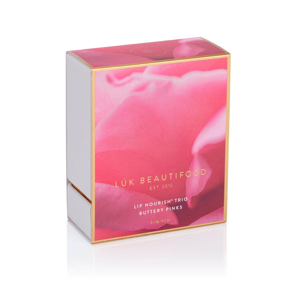 Luk Beautifood - Lip Nourish Trio Gift Pack - Buttery Pinks