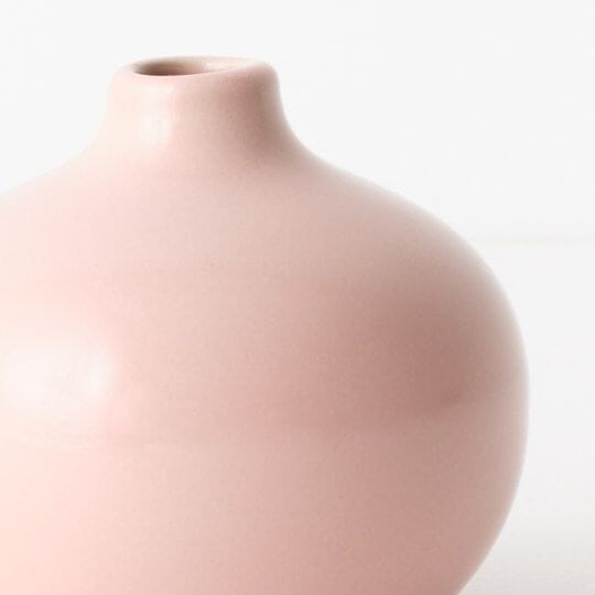 Isola Ceramic Vase in Blush 10cm