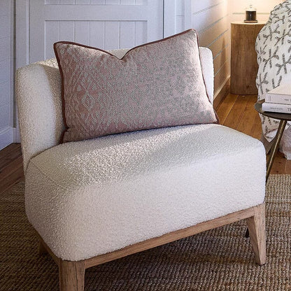 Helga Cushion - Clay/Off White 40x60cm