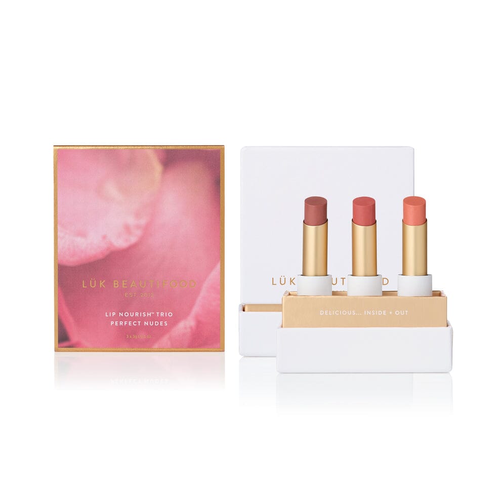 Luk Beautifood - Lip Nourish Trio Gift Pack - Perfect Nudes