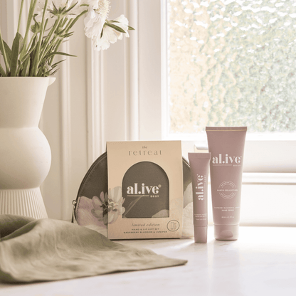 Al.ive Body - Hand &amp; Lip Gift Set - Raspberry Blossom &amp; Juniper