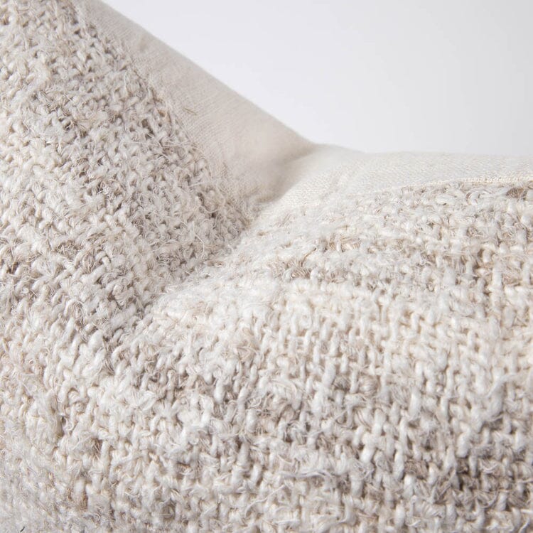 Wabi Cushion - 100% Recycled Linen - Ivory 50x50cm