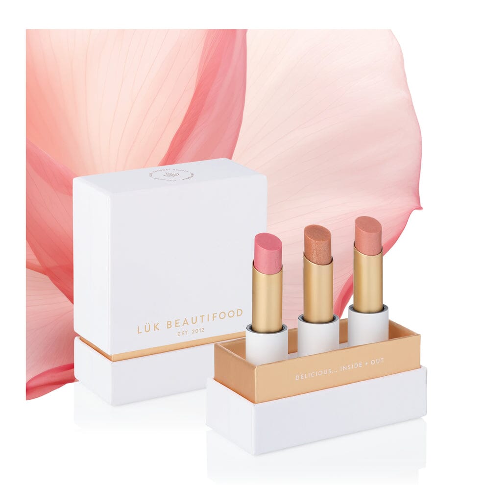 Luk Beautifood - Lip Nourish Trio Gift Pack - Soft Shimmers