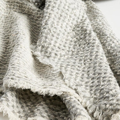 Eadie Lifestyle - Angler Reversible Throw - Soft Blue/Off White