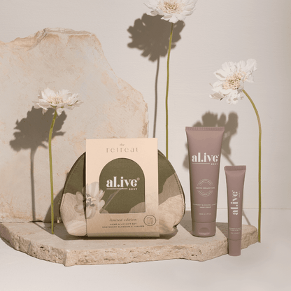 Al.ive Body - Hand &amp; Lip Gift Set - Raspberry Blossom &amp; Juniper