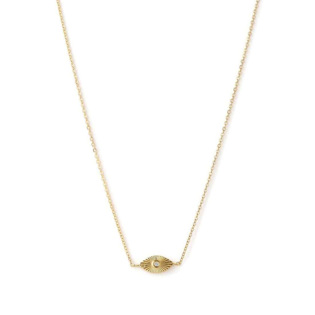 Arms of Eve - Evil Eye Gold Necklace
