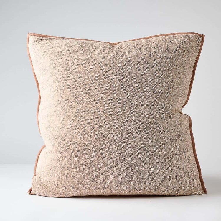 Helga Cushion - Clay/Off White 60x60cm