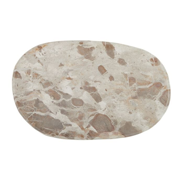 Bardot Marble Tray in Taupe 38cm