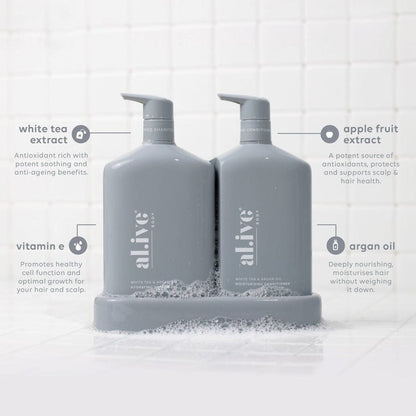 Al.ive Body - Shampoo &amp; Conditioner Duo - White Tea &amp; Argan Oil