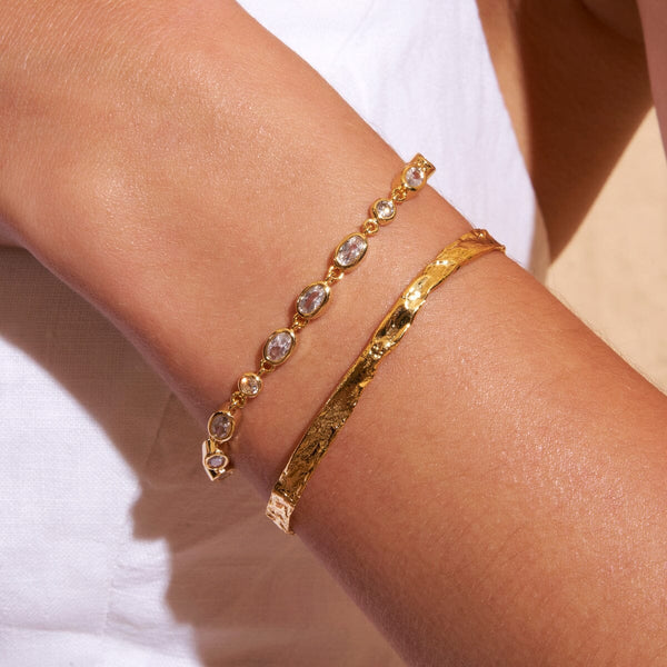 Arms of Eve - Isadora Gold Bracelet Stone