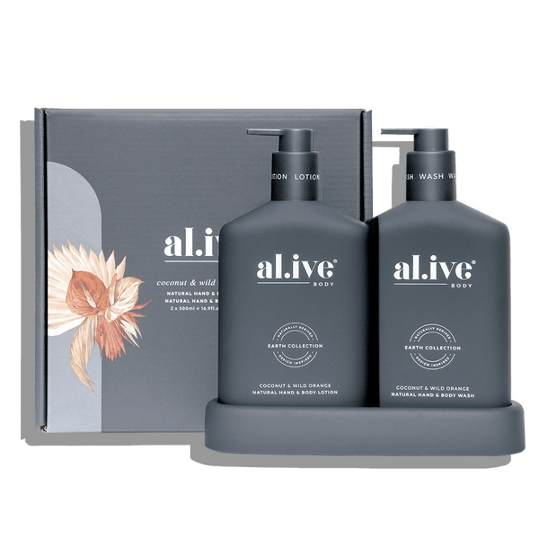 Al.ive Body - Hand & Body Wash & Lotion Duo - Coconut & Wild Orange