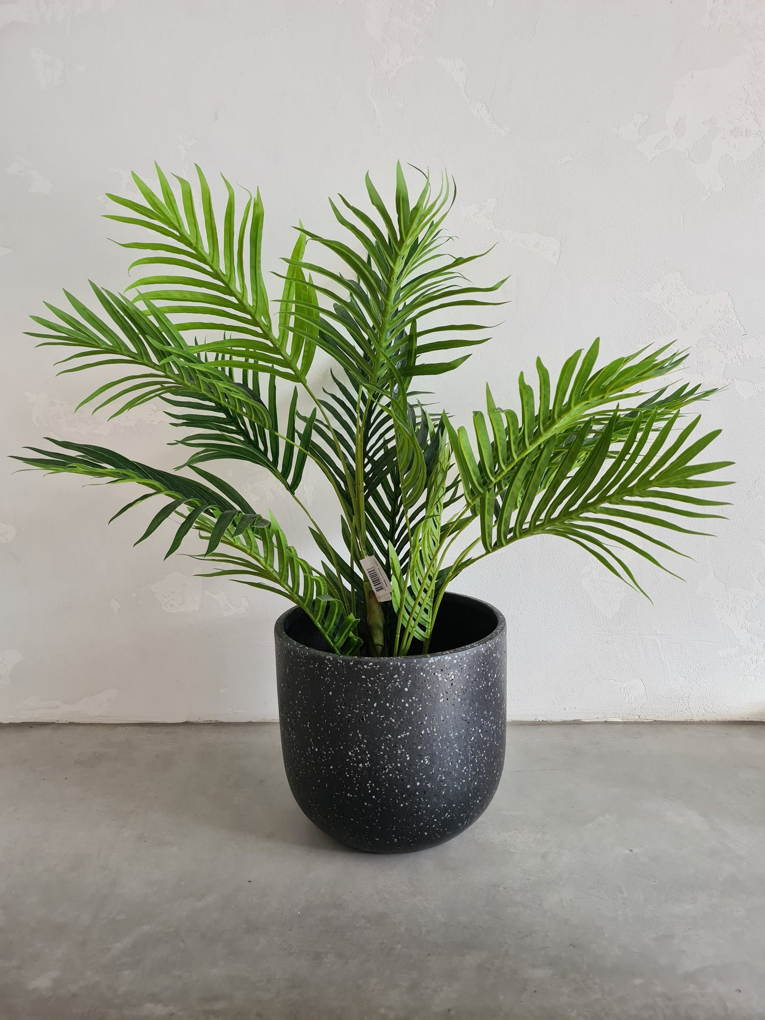 Ophelia Plant Pot Black Terrazzo (Medium)