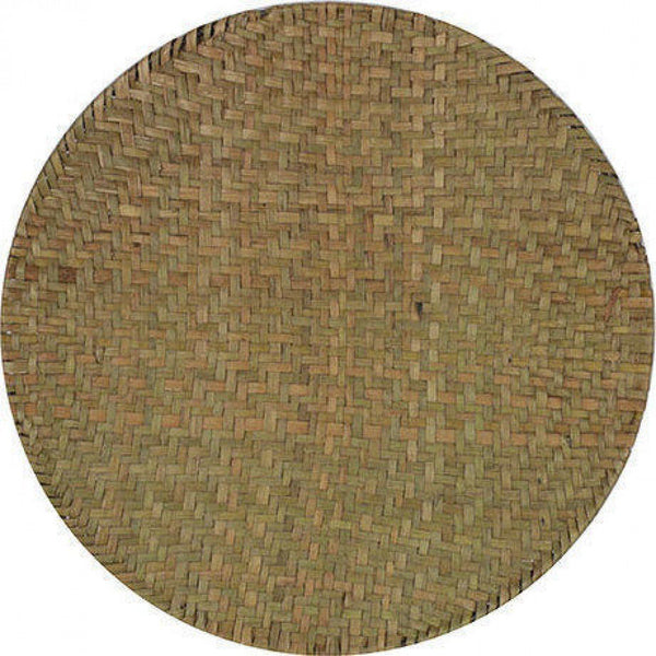 Round Rattan Placemat in Natural