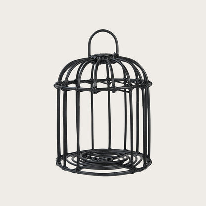 Kai Large Rattan Lantern in Black