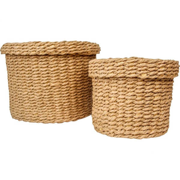 Janice Woven Baskets Set (Save 27%) Natural