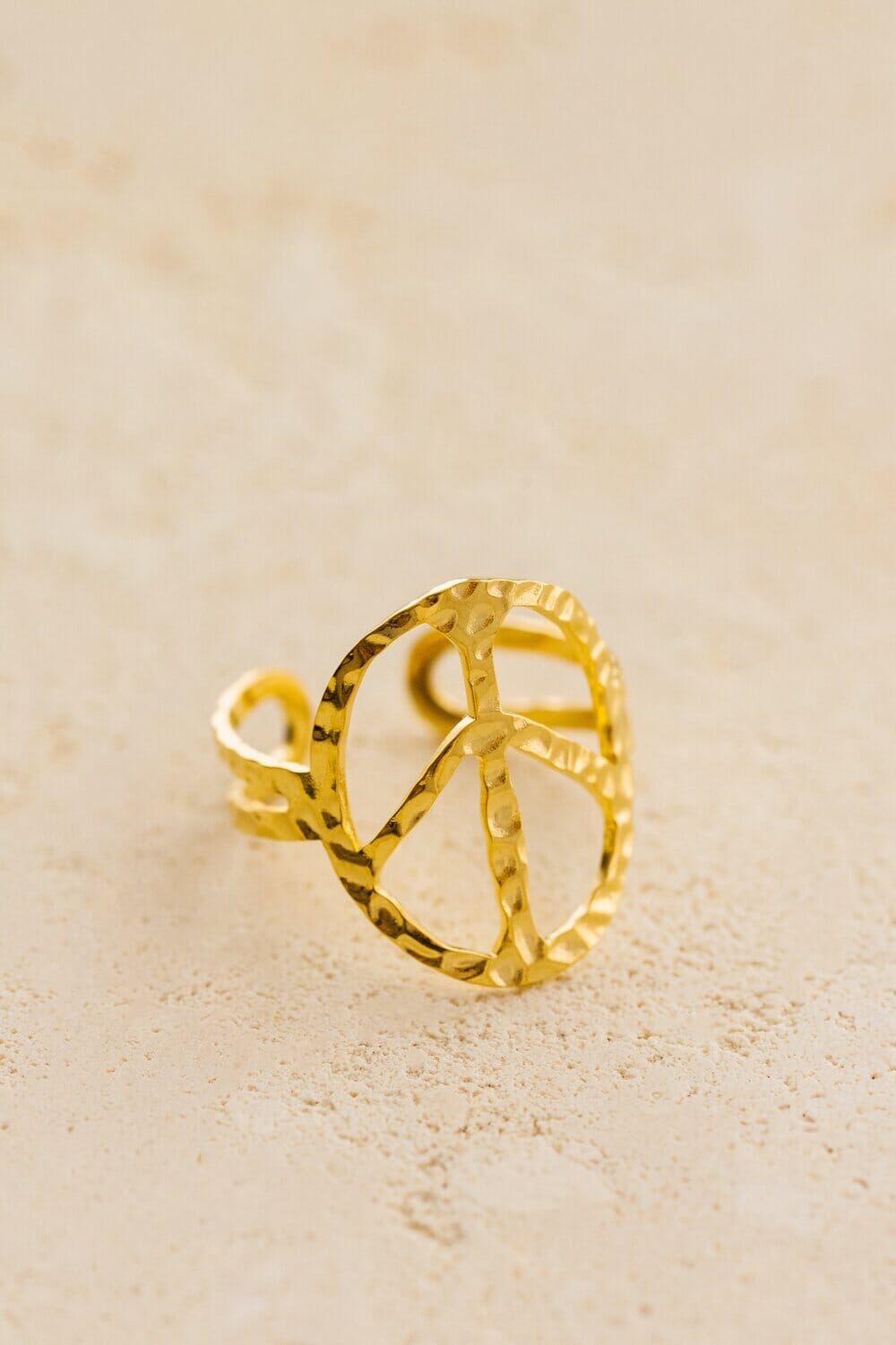 Indigo &amp; Wolfe - Peace Ring in Gold