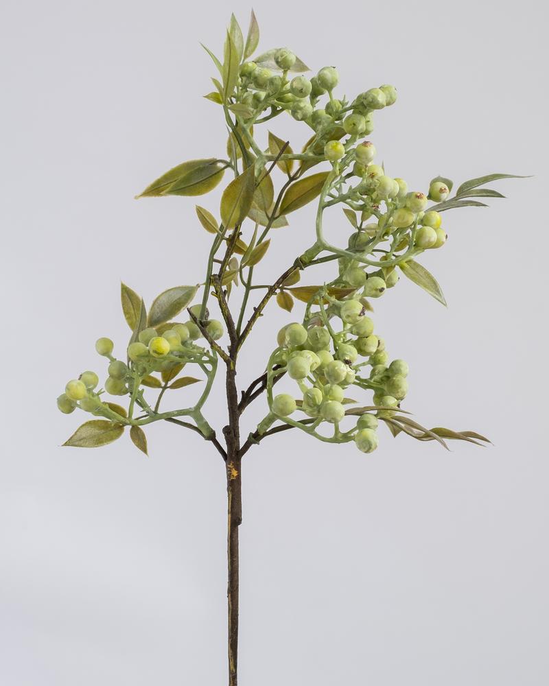Berry Artificial Spray in Green 37.5cm