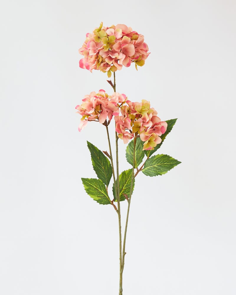 Hydrangea Faux Spray in Pink