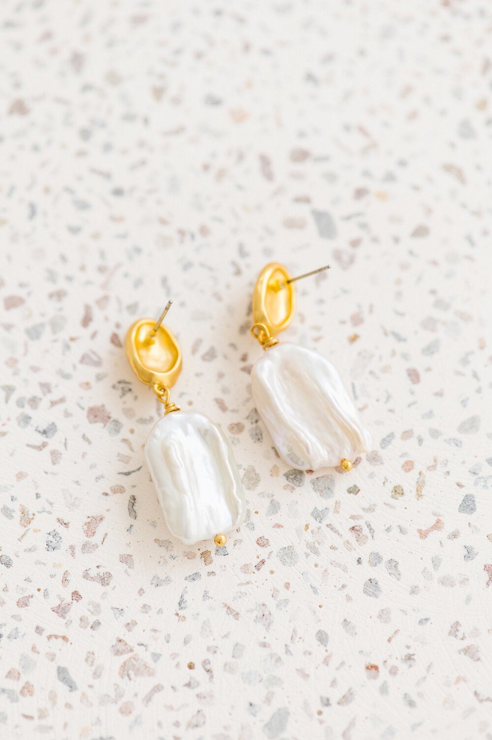 Indigo &amp; Wolfe - Alessia Gold &amp; Pearl Earrings