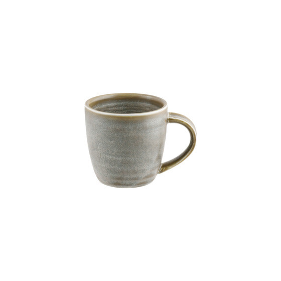 Porcelain Coffee Mug - Grey/Green Tones