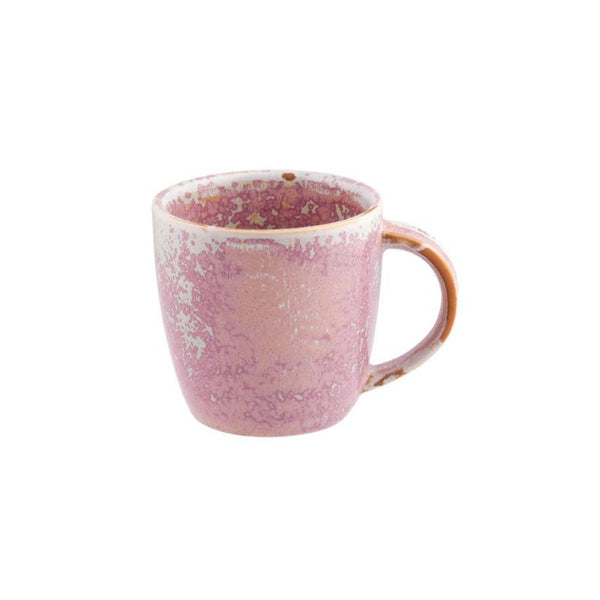 Indigo Ceramic Coffee Mug in Pink Tones