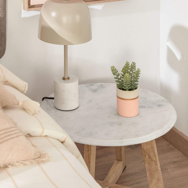 Zara Side or Bedside Marble Table