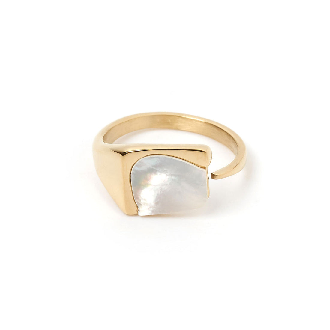 Arms of Eve - Cleo Gold and Mother of Pearl Ring Size 8