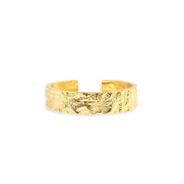 Arms of Eve - Eros Gold Textured Ring - Medium