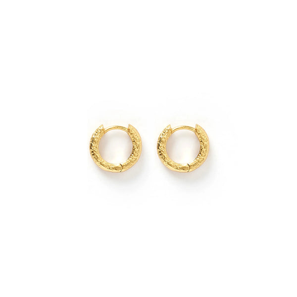 Arms of Eve - Luka Gold Huggie Earrings